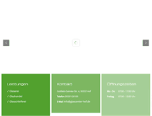 Tablet Screenshot of glascenter-hof.de